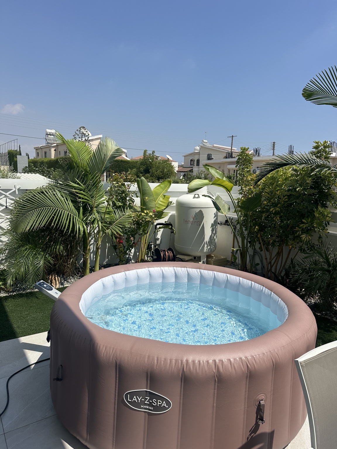 Real Hot Tub Hire Cyprus installation 5