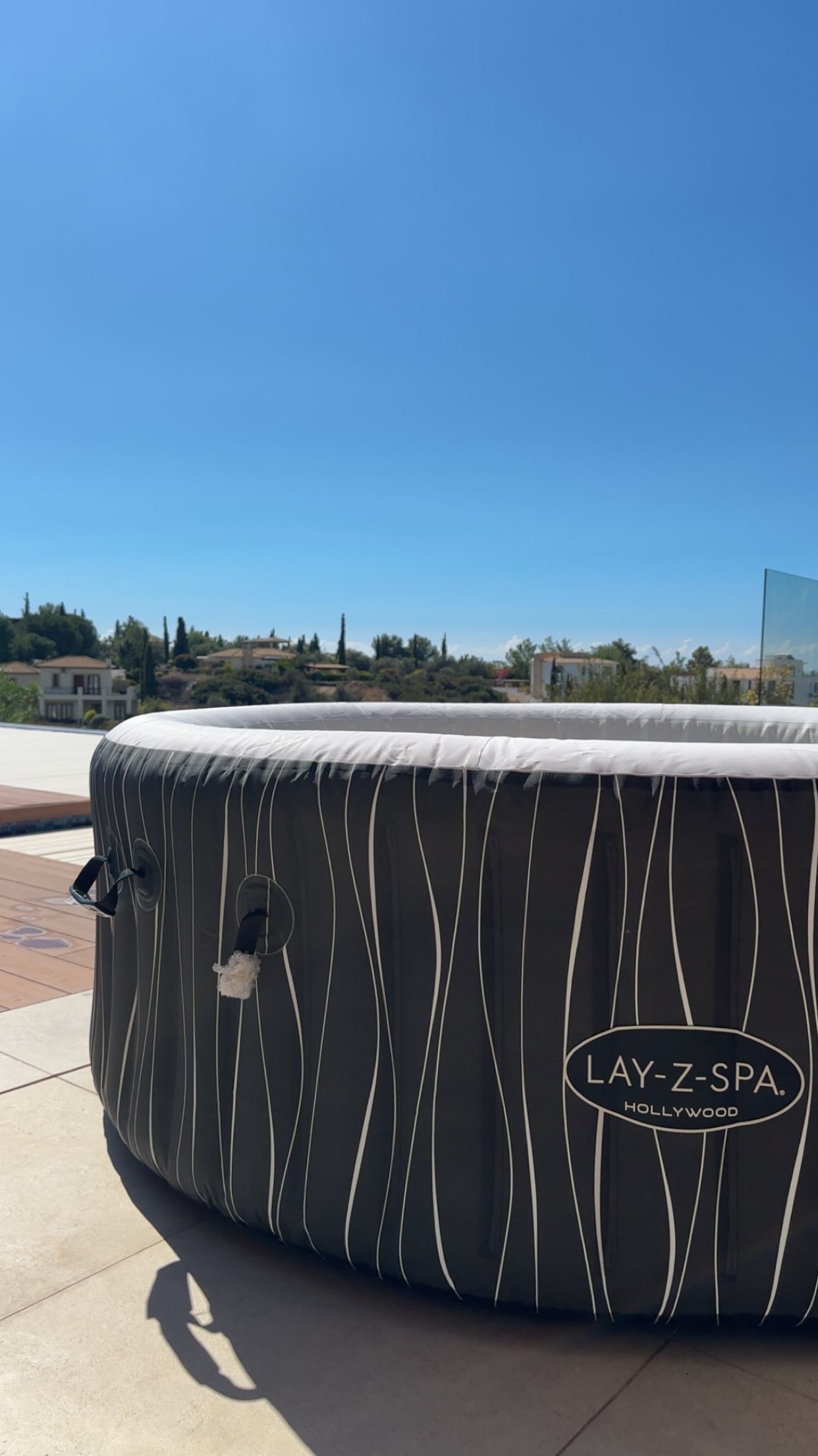 Real Hot Tub Hire Cyprus installation 6